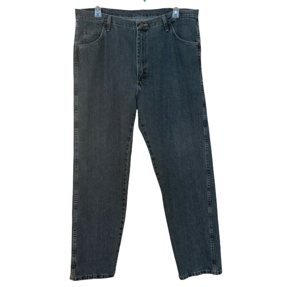 Wrangler Denim Blue Jeans Men's 40x32 Wide Leg Work Play